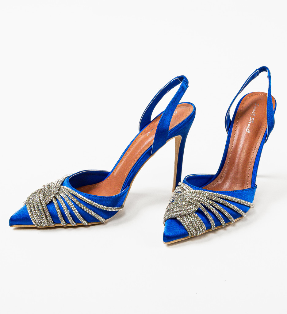 Pantofi Sophea Albastri - Eleganță și Stil - imagine 5