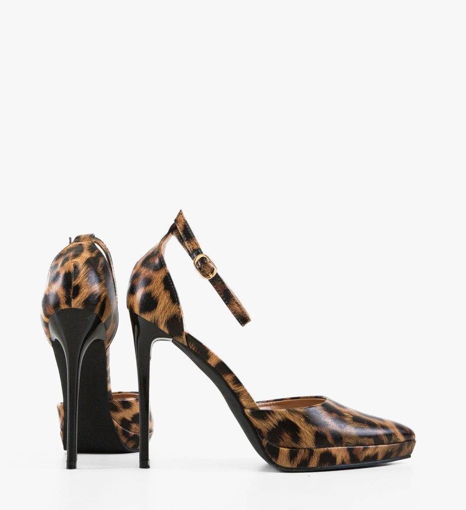 Pantofi Dama Kamine Print Eleganți - imagine 3