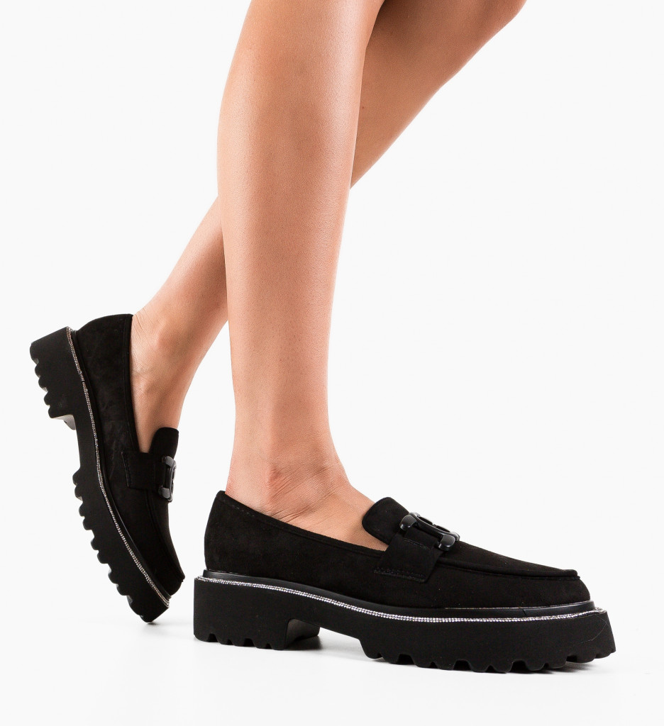 Pantofi Casual Layton Negri - Stil și Confort