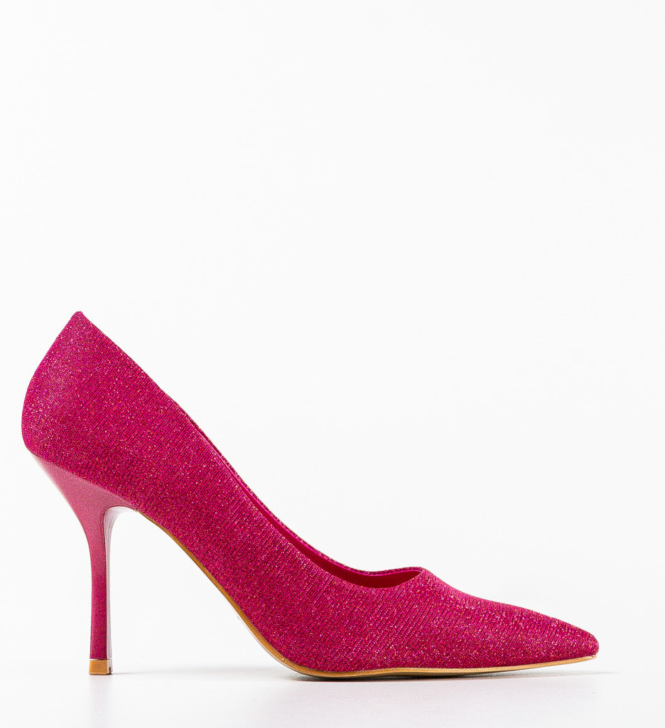 Pantofi Efan Fuchsia cu Toc - Eleganță Asigurată - imagine 4