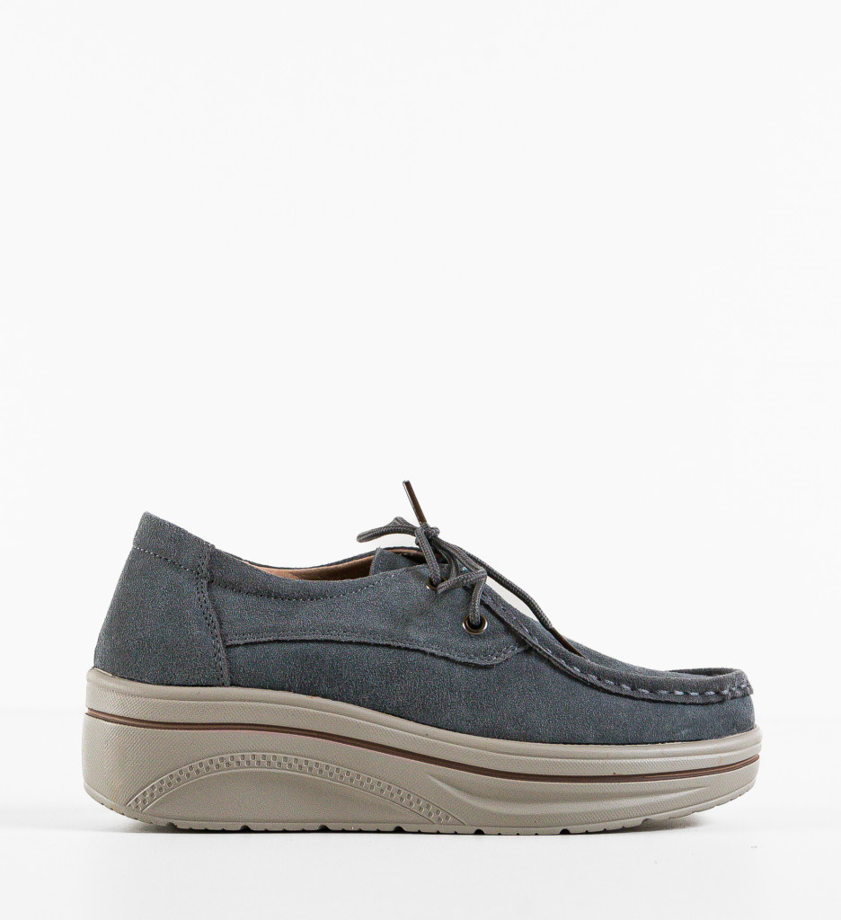 Pantofi Casual Auron Gri - Confort și Stil - imagine 5