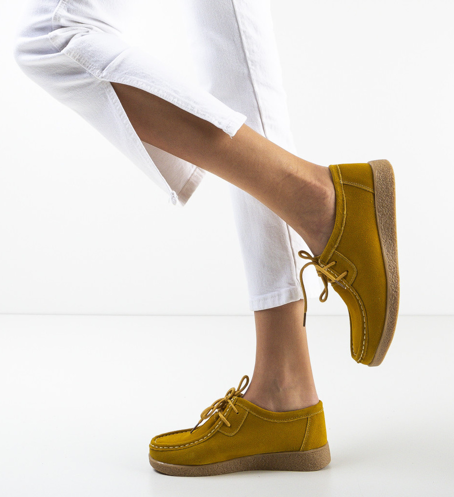 Pantofi Casual Neca Galbeni - Confort și Stil - imagine 2