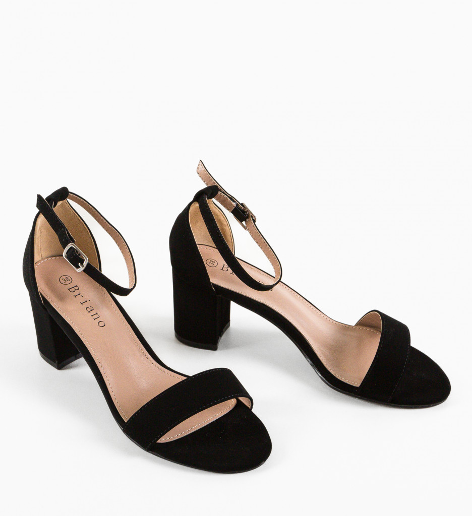 Sandale cu toc Leire Negre - Eleganță maximă - imagine 7