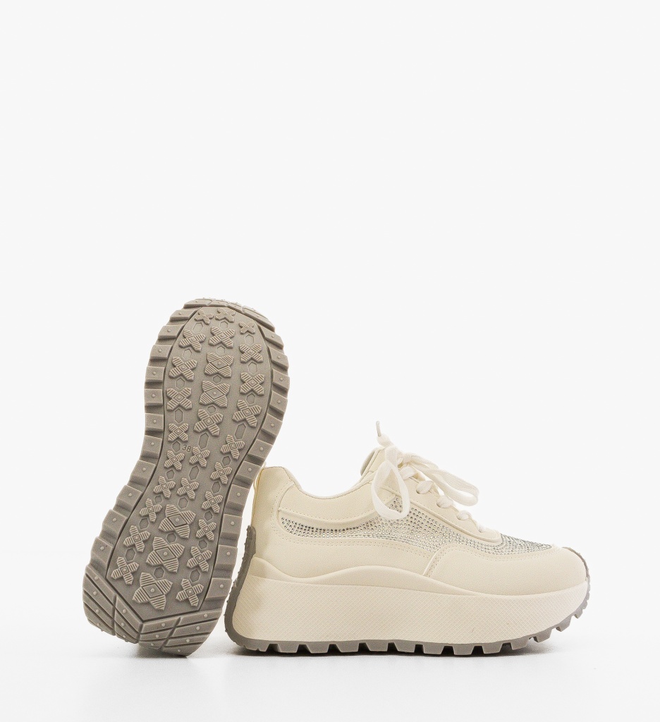 Sneakers Dama Comy Albi | Confort și Stil - imagine 3