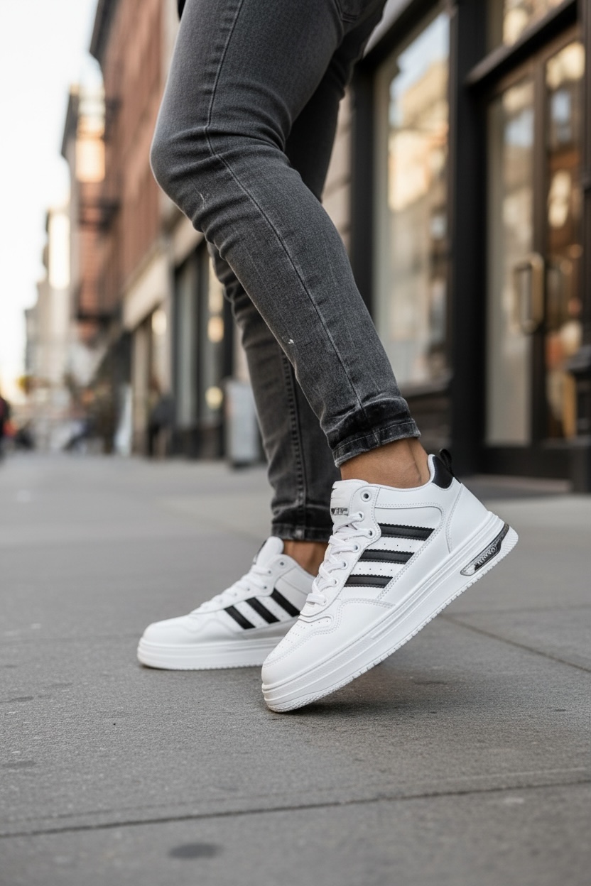 Adidași bărbați albi premium M288 N9-2 - imagine 2
