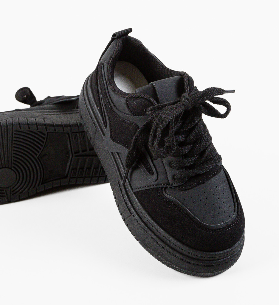 Sneakers Dama Lydal Negri | Confort și Stil - imagine 3