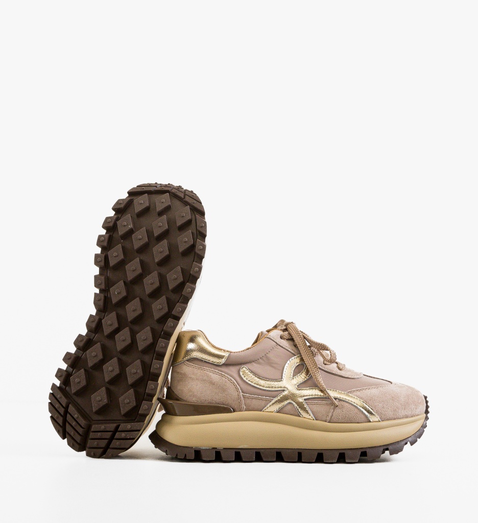 Sneakers Dama Amotto Bej | Confort și Stil - imagine 7