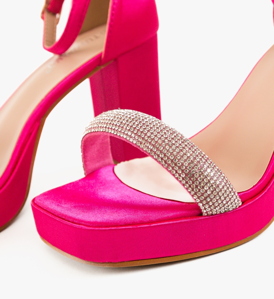 Sandale cu Toc Erin Fuchsia - Eleganță și Stil - imagine 8