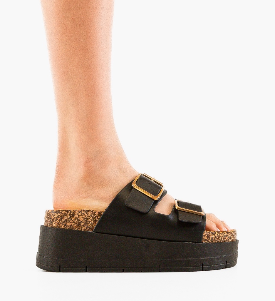 Papuci Dama Olive Negri - Confort și Stil - imagine 8