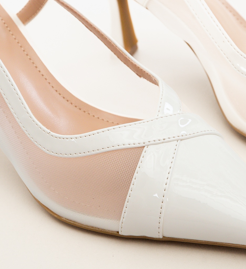 Pantofi Jensen Albi - Eleganță și Stil - imagine 6