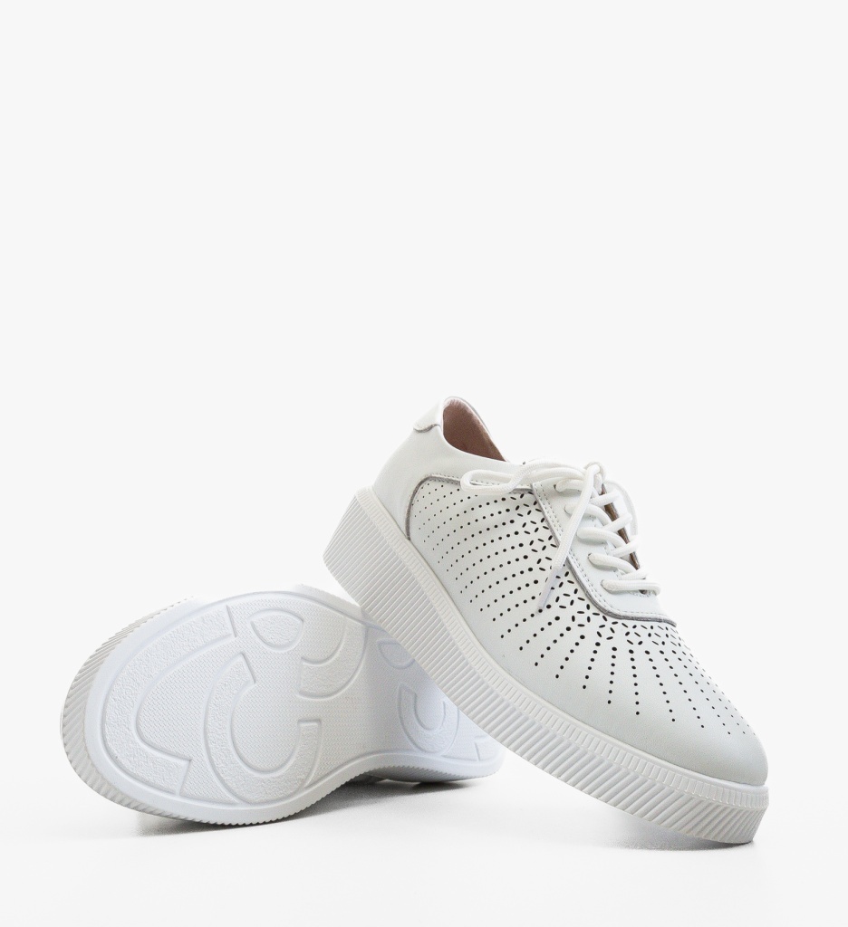 Pantofi Casual Lehe Albi - Confort și Stil - imagine 4