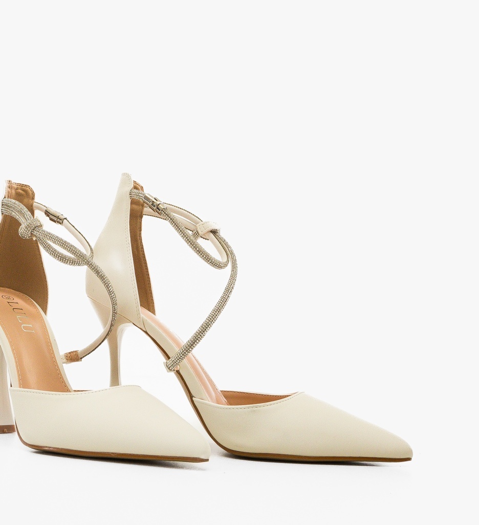 Pantofi dama Ernes Albi eleganți cu toc - imagine 3