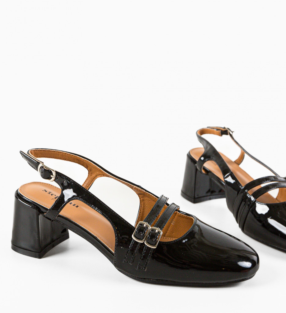Pantofi cu Toc Sena Negri | Eleganță Asigurată - imagine 10
