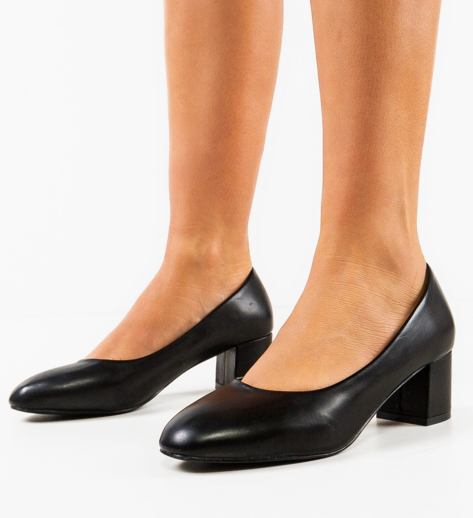Pantofi Dama Isobe Negri Eleganți - imagine 2