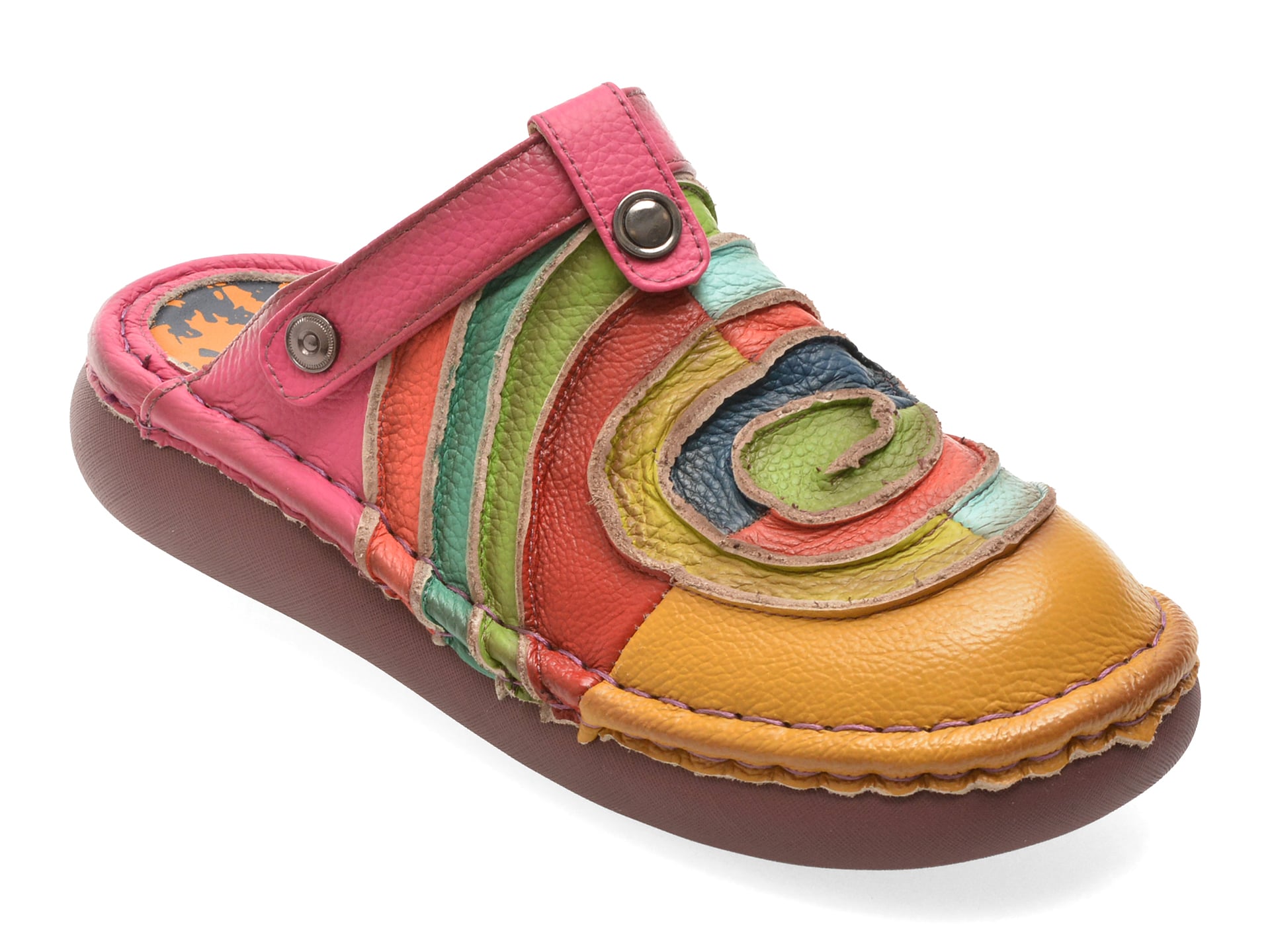 Papuci GRYXX Y3758 Multicolor Piele Naturală