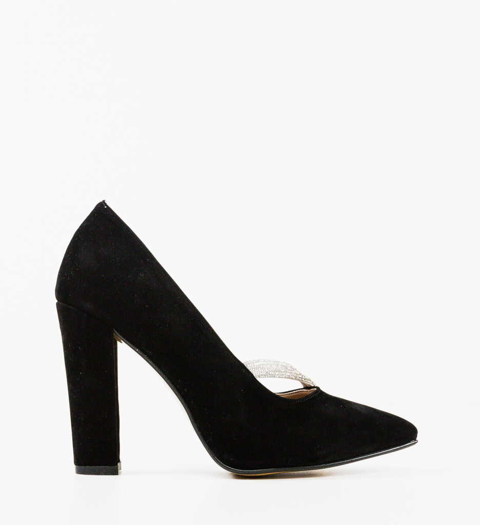 Pantofi cu toc Fabes Negri - Eleganți și Versatili - imagine 5