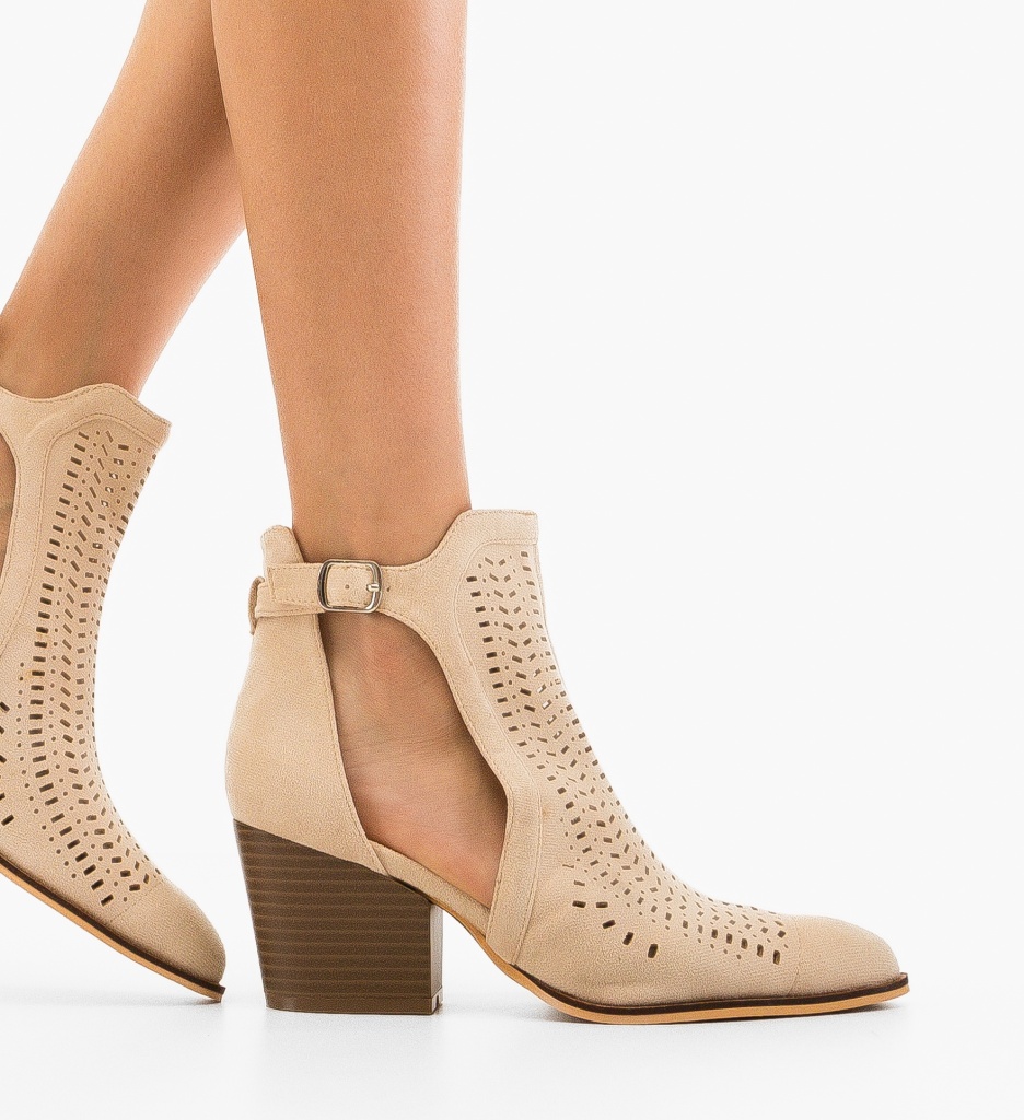 Botine Dama Berny Bej | Stil și Confort