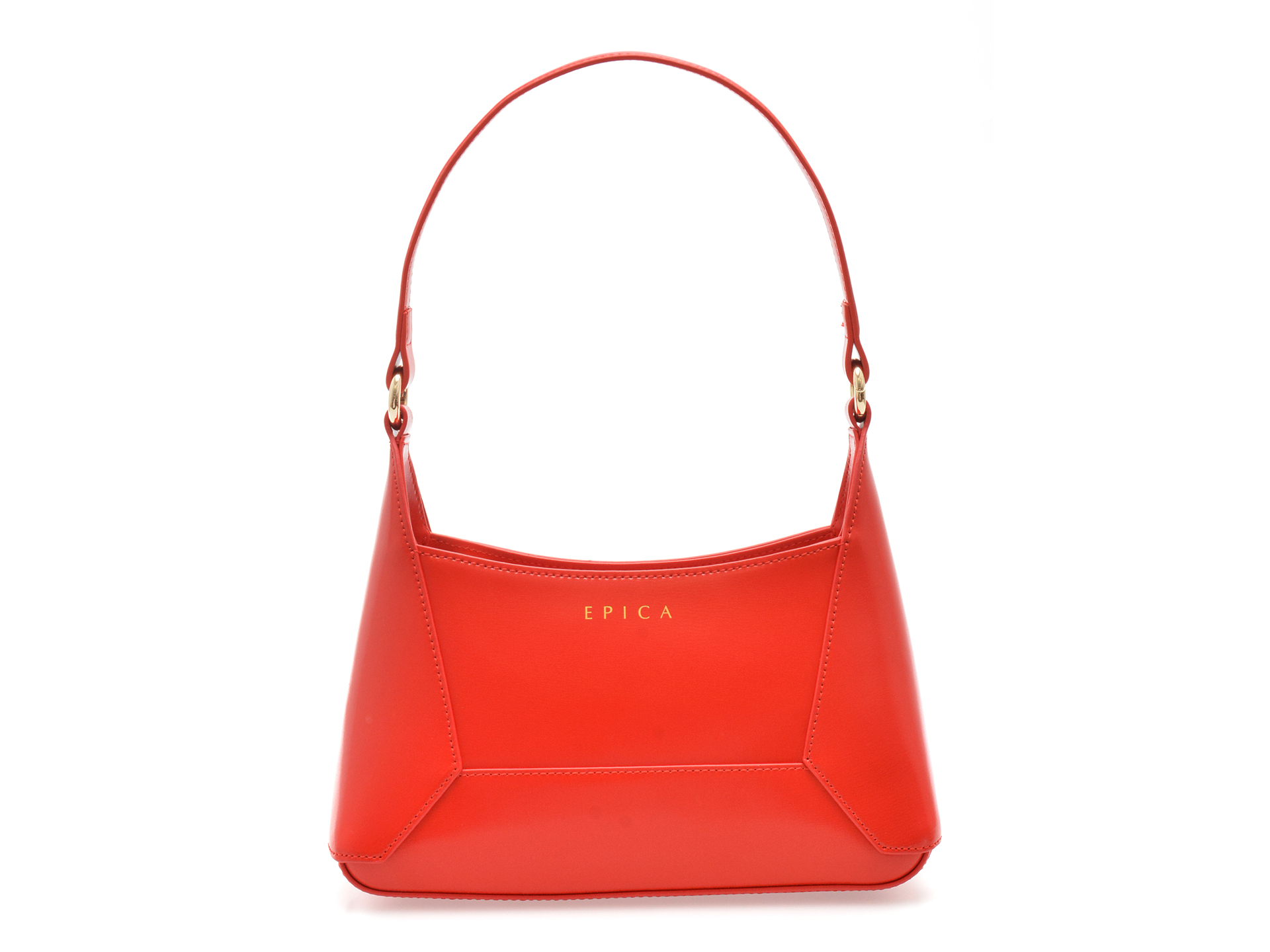 Geanta Epica rosie din piele naturala - Eleganta