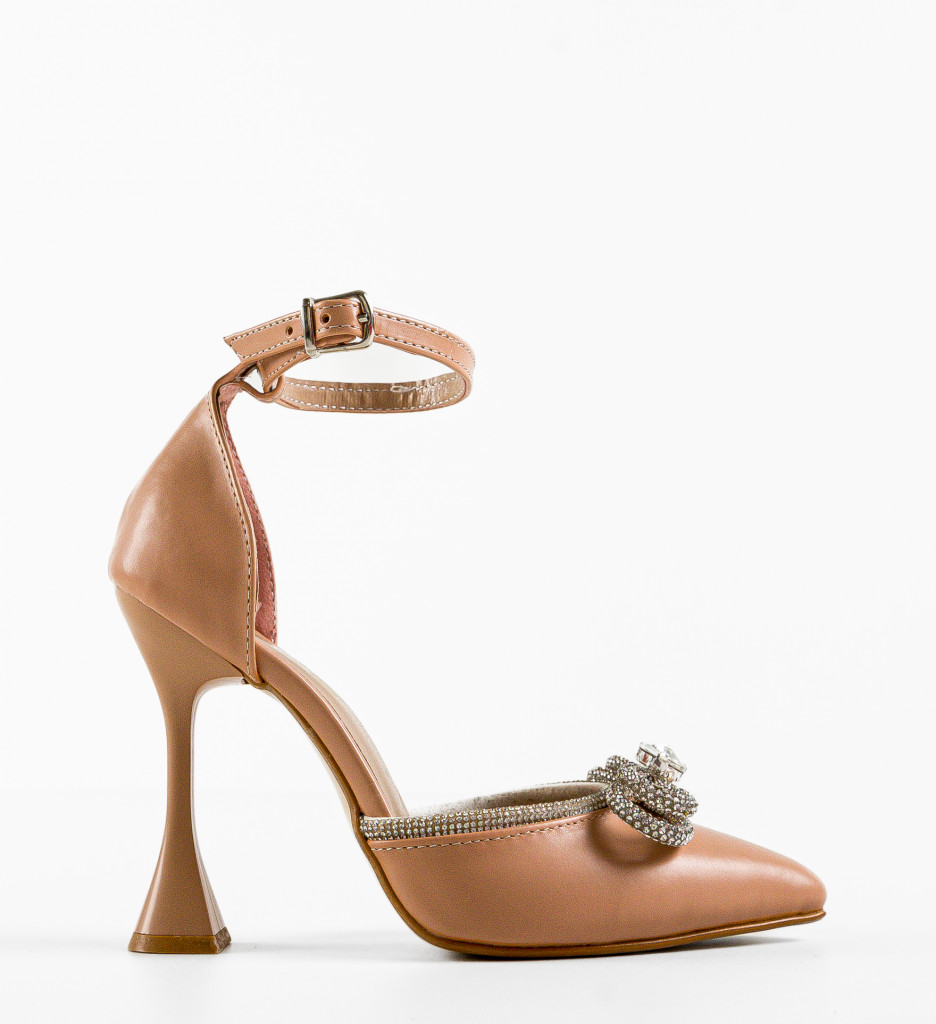 Pantofi Dama Prelați Bej | Eleganță și Stil - imagine 5