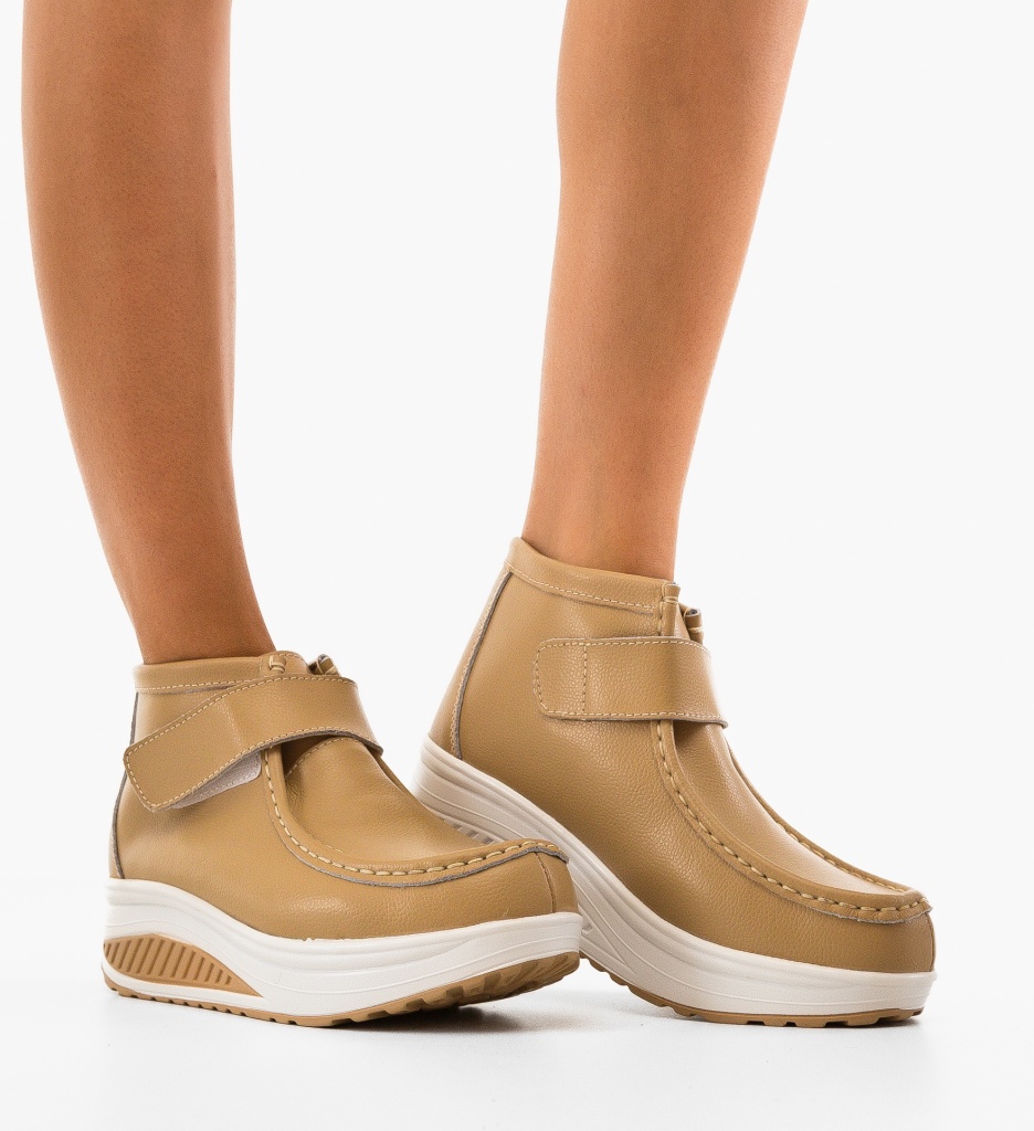 Pantofi Casual Misha Bej - Confort și Stil