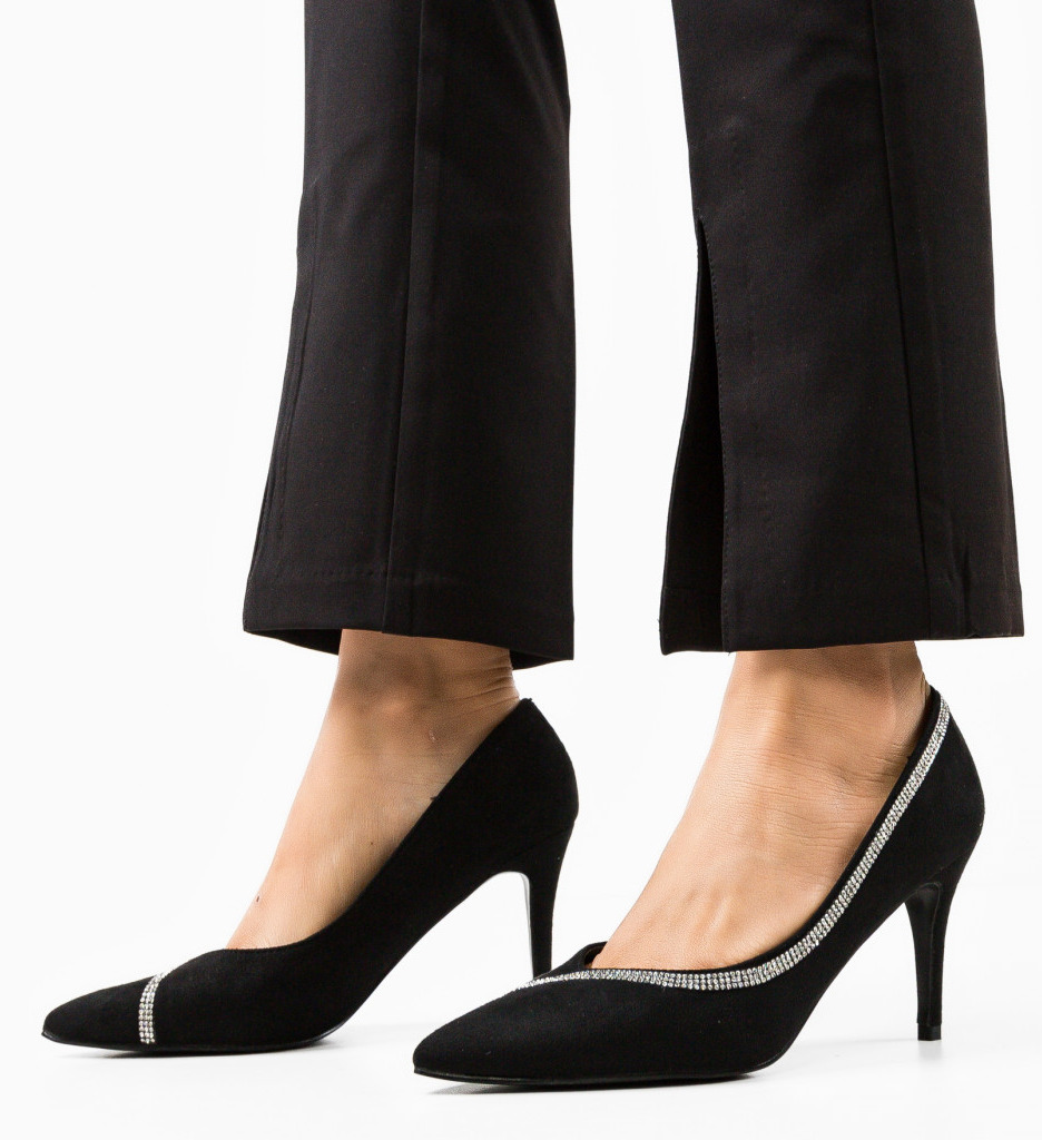 Pantofi Kyle Negri cu Toc - Eleganță Asigurată - imagine 4