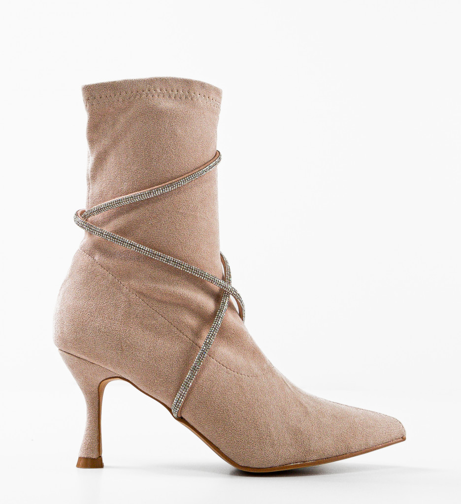Botine Naomi Nude - Eleganță și Stil