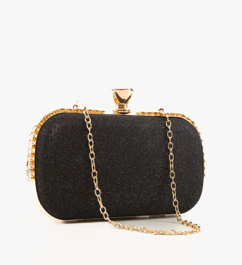 Geanta Plic Ruby Neagra | Accesoriu Elegant - imagine 2