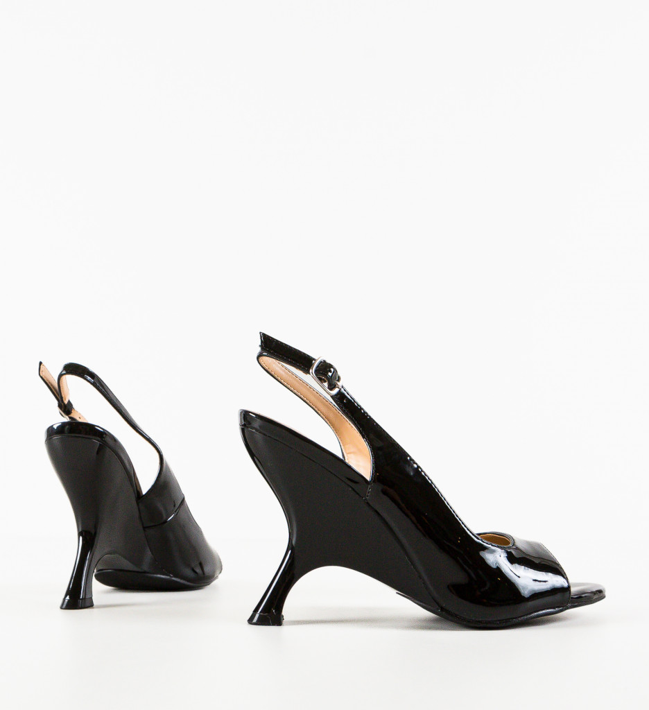 Sandale cu Toc Asuka Negre - Eleganță și Stil - imagine 6