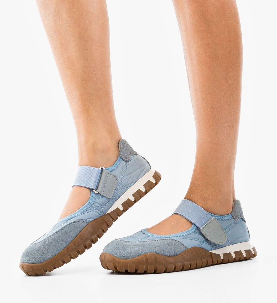 Pantofi Casual Runny Albastri | Confort Urban - imagine 3