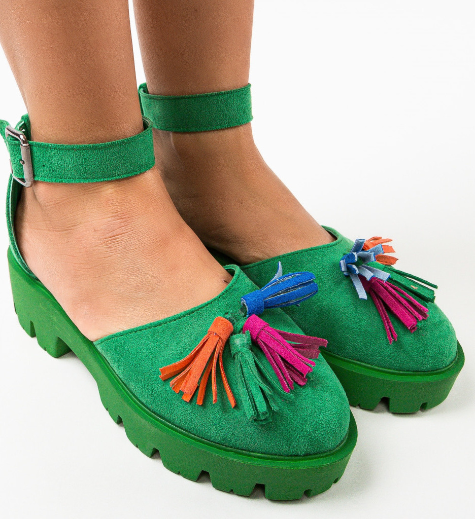 Pantofi Casual Jaila Verzi - Confort și Stil Zilnic - imagine 3
