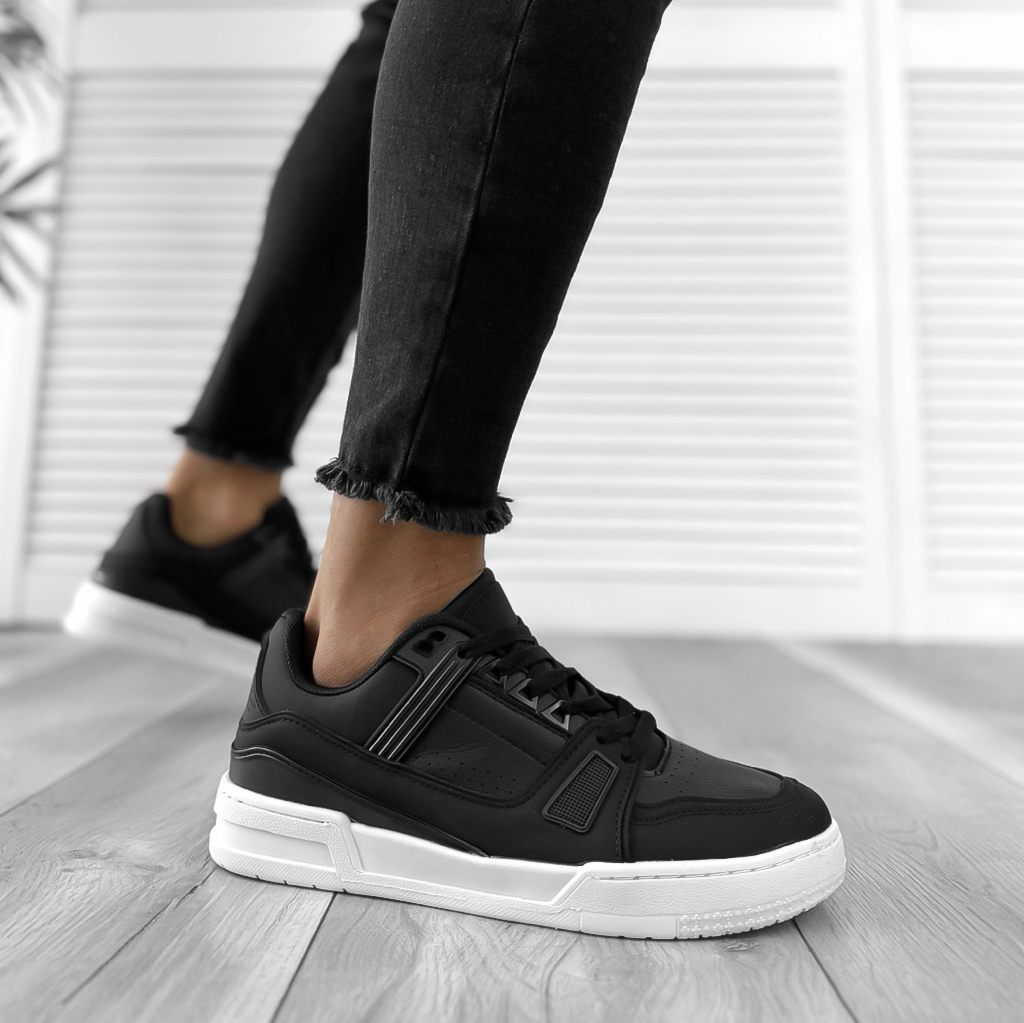 Adidași Casual Bărbați Negri - Design Modern