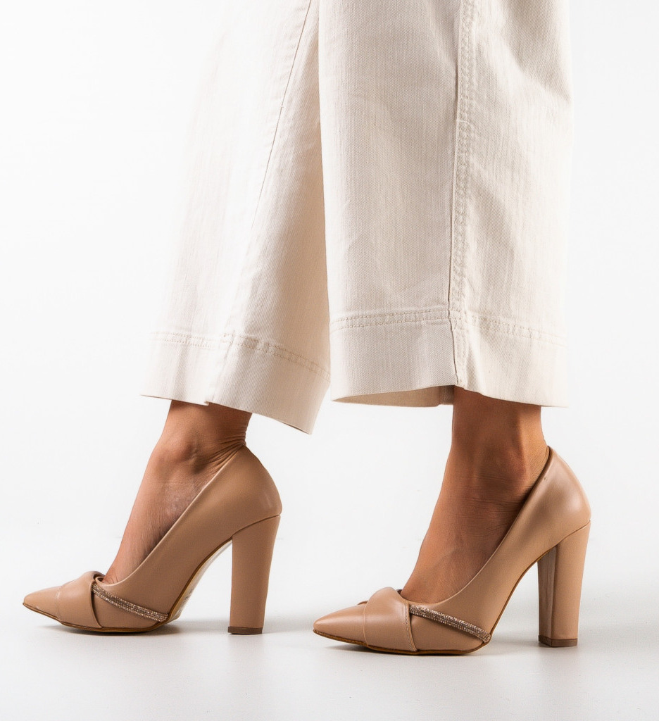 Pantofi cu Toc Roka Nude - Eleganță și Confort