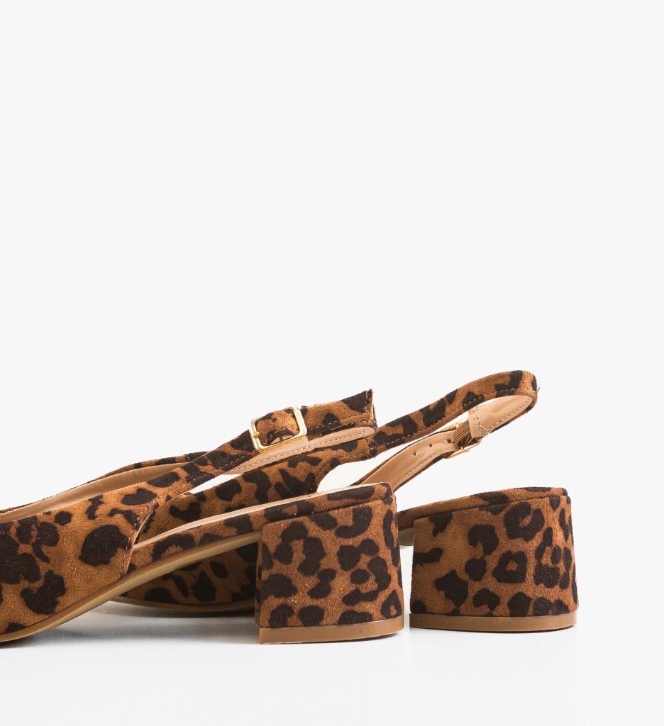 Pantofi cu Toc Kheian Print - Eleganți și Confortabili - imagine 6