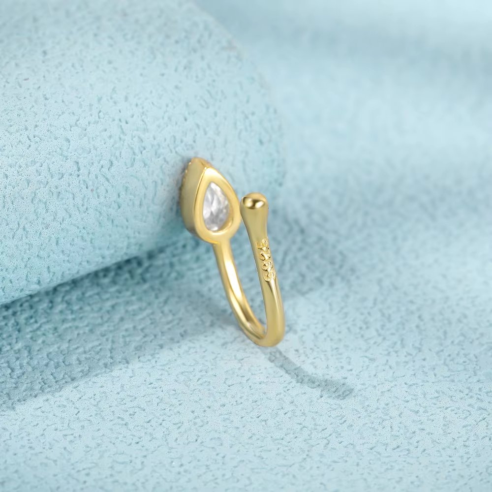 Cercel Ear Cuff Argint 925 Delis | Model Elegant - imagine 4