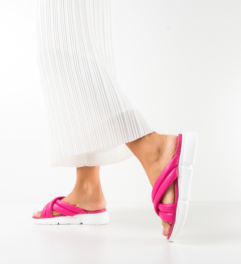 Papuci Viviene Fuchsia - Confort și Eleganță - imagine 3