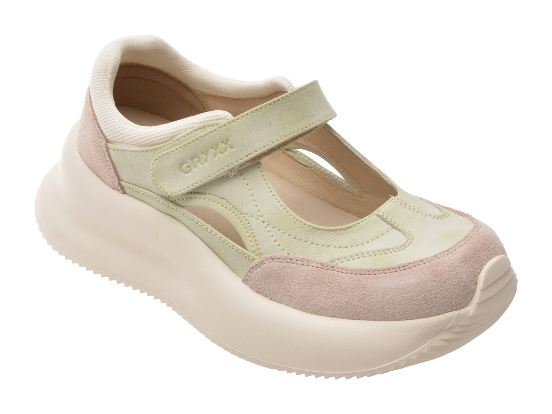 Pantofi Sport Gryxx Verde Piele Naturală