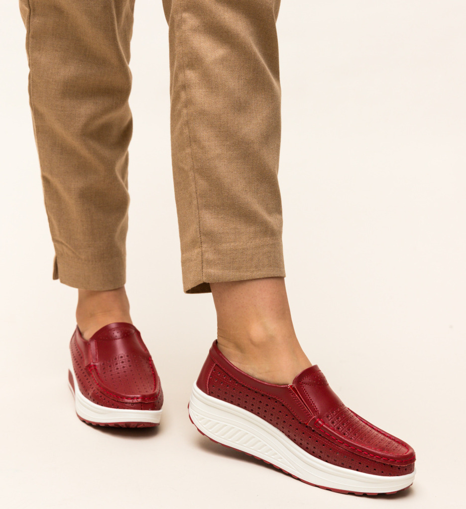 Pantofi Casual Bicaz Rosii - Confort și Stil