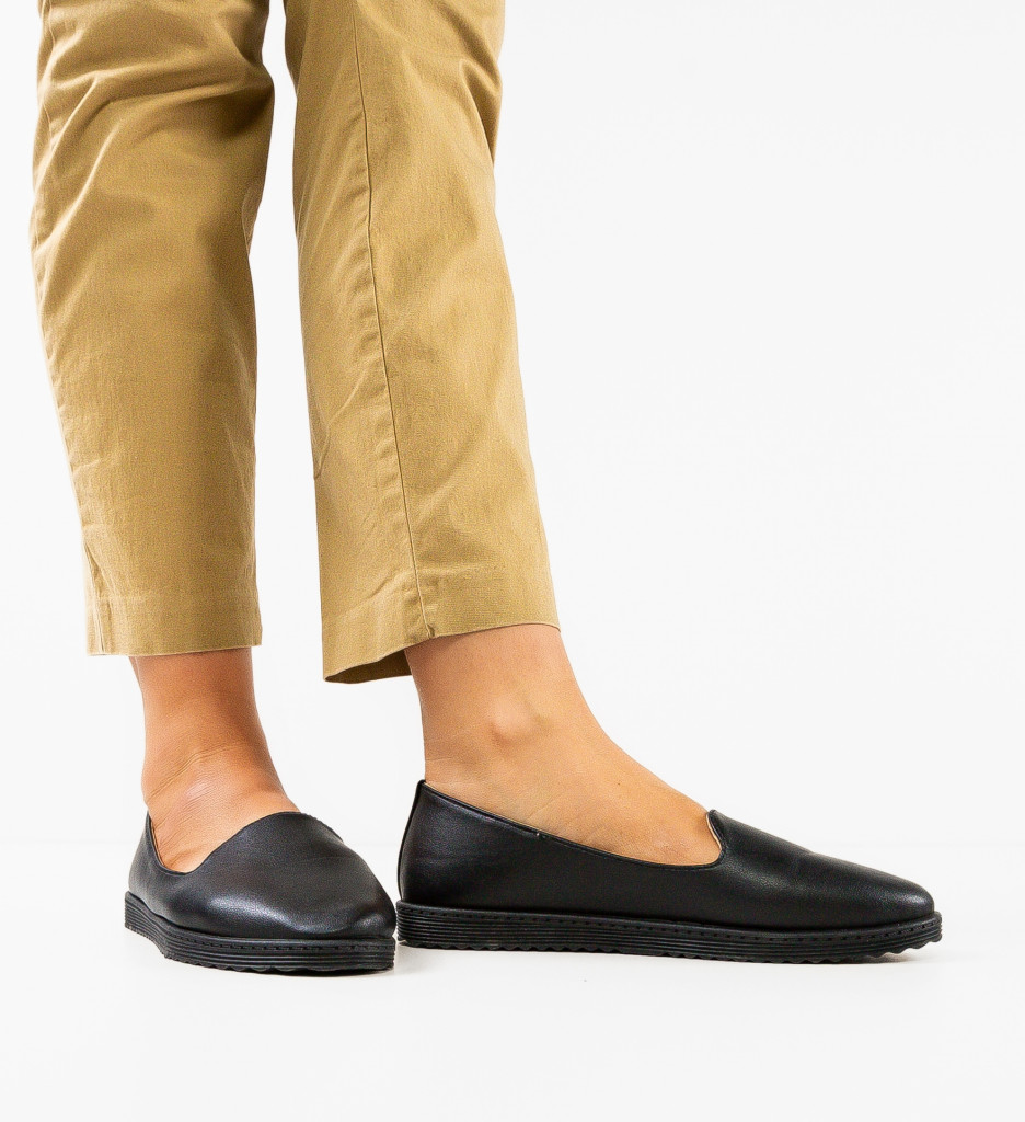 Espadrile Casual Palen Negri - Confort și Stil