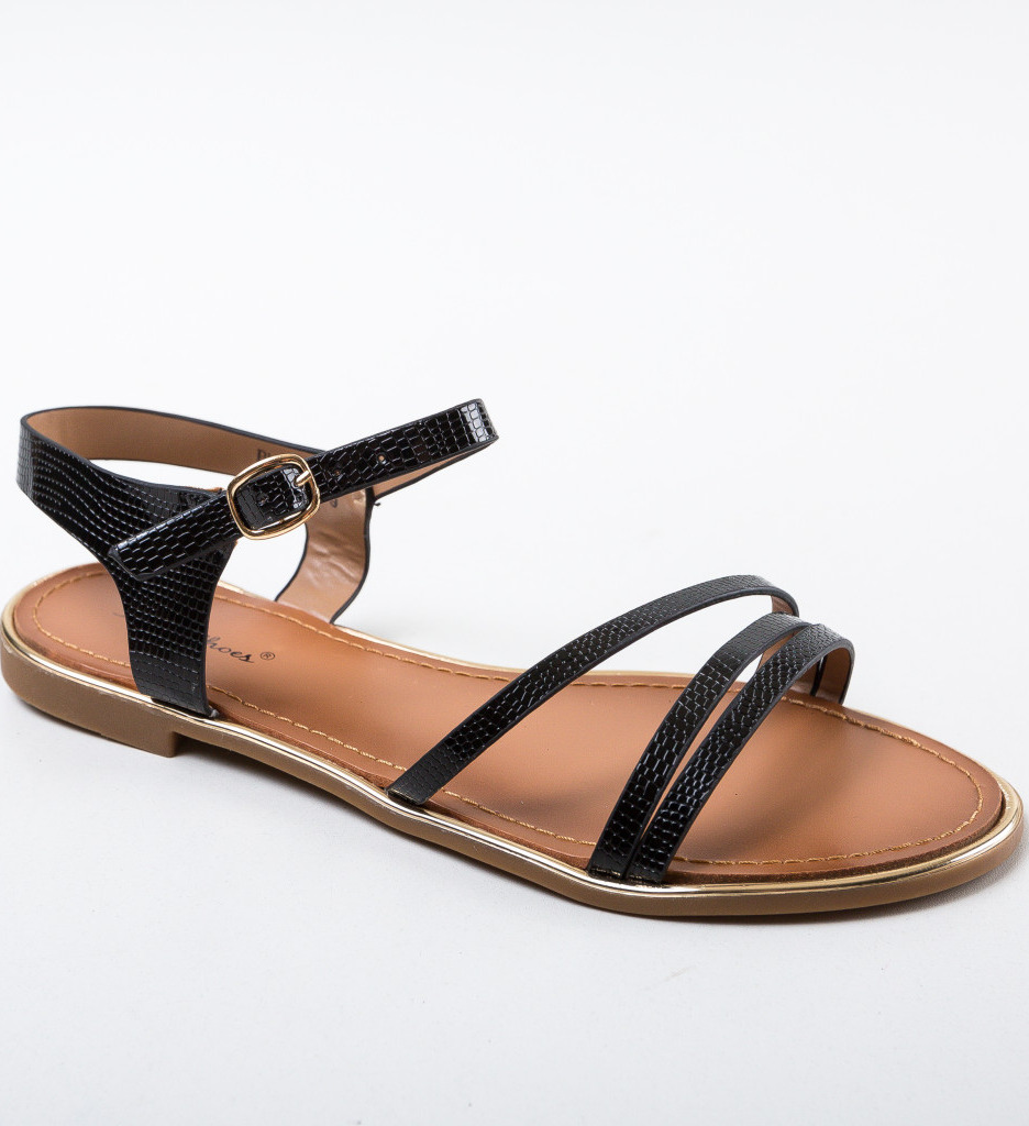 Sandale Iulius Negre | Eleganță și Confort - imagine 4