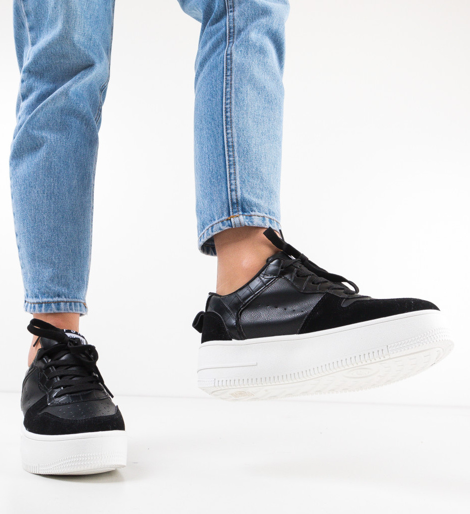 Pantofi Sport Burks Negri - Confort și Stil - imagine 4