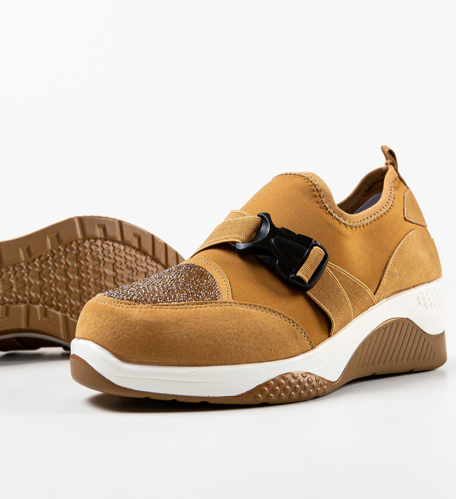 Sneakers Tensive Khaki Dama - Confort Urban - imagine 5