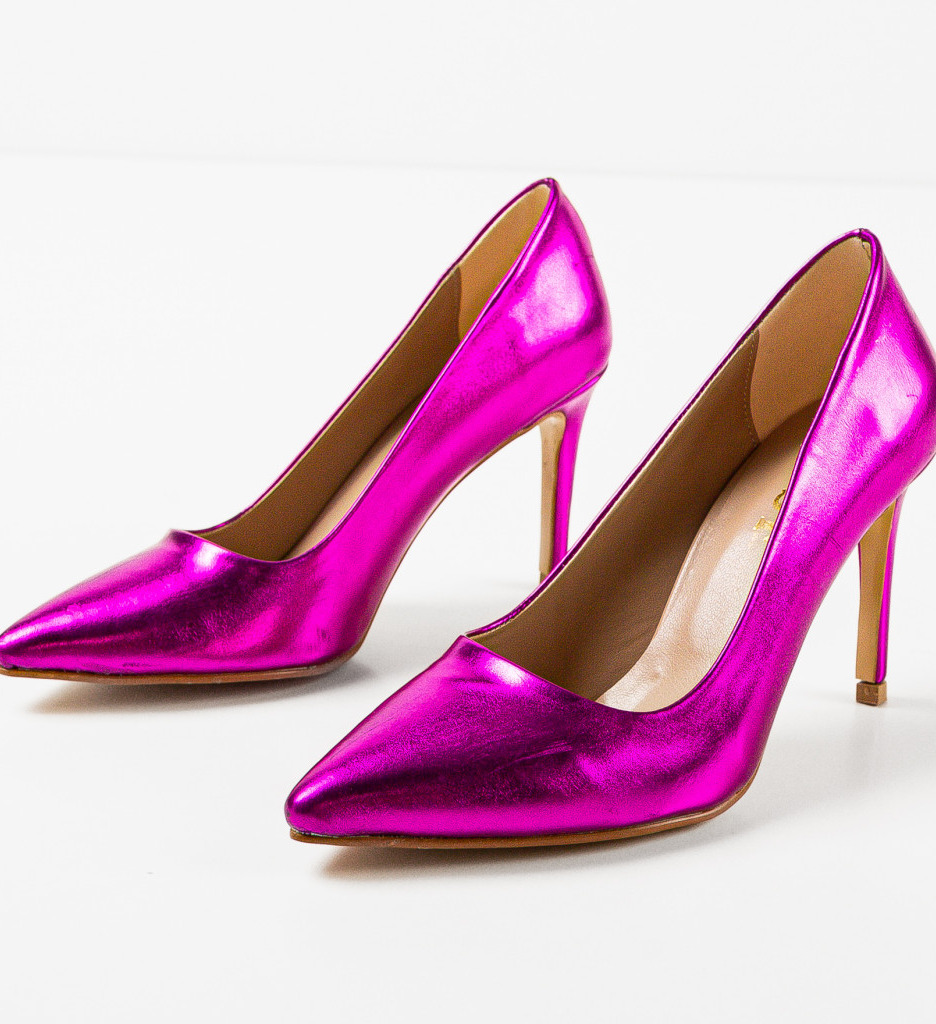 Pantofi cu Toc Weps Fuchsia | Look Elegant - imagine 7