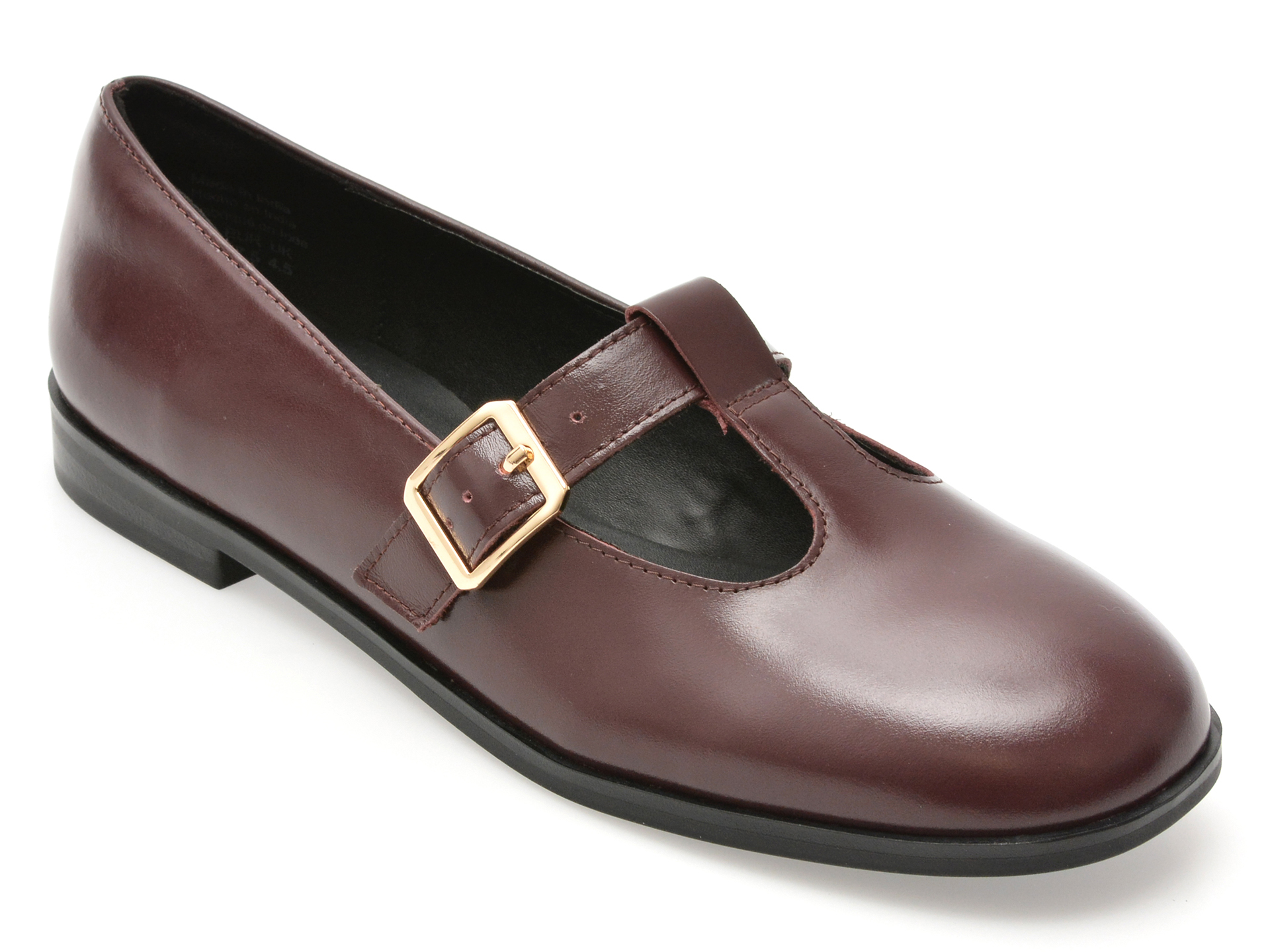 Pantofi ALDO visinii din piele naturală