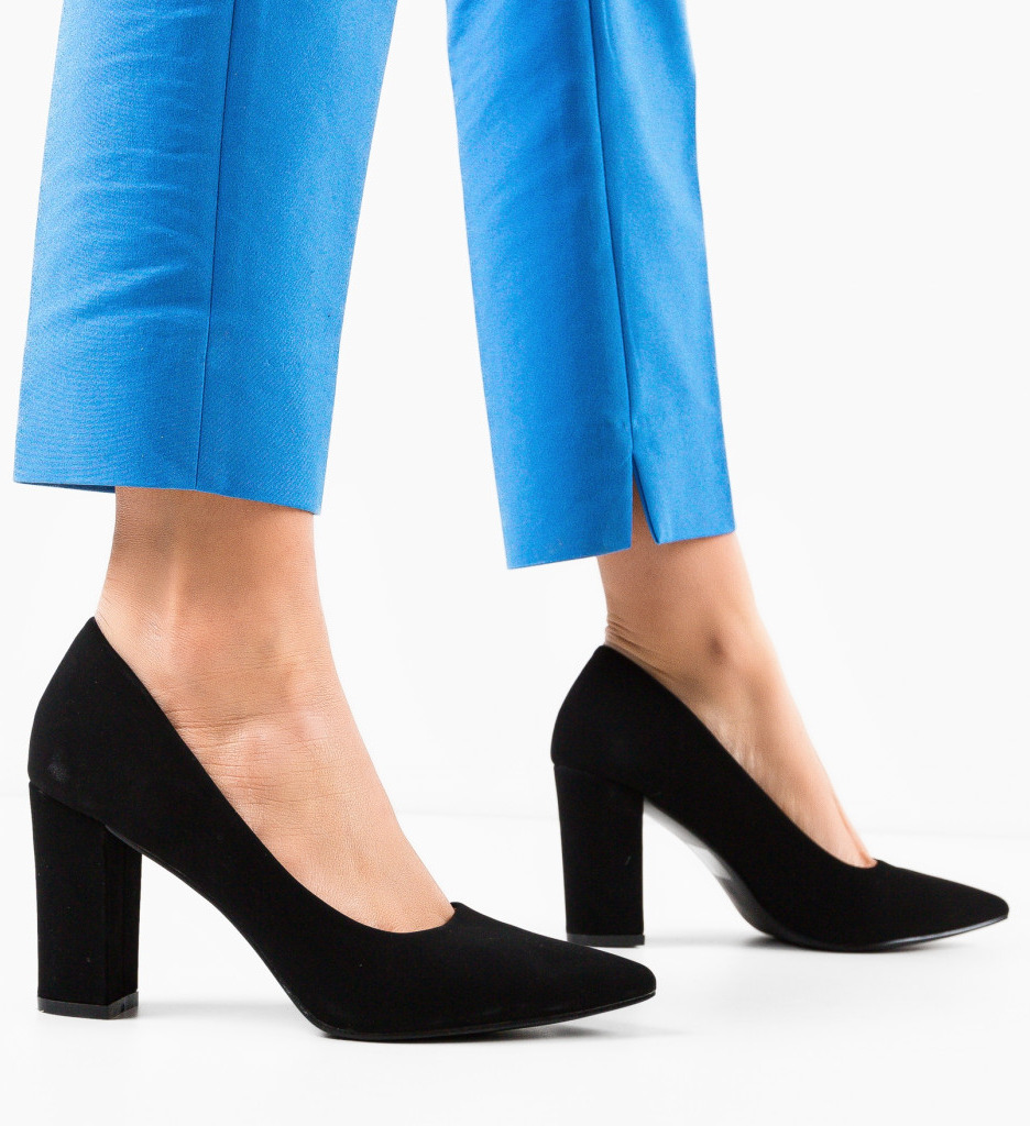Pantofi Haney Negri Eleganți - imagine 2