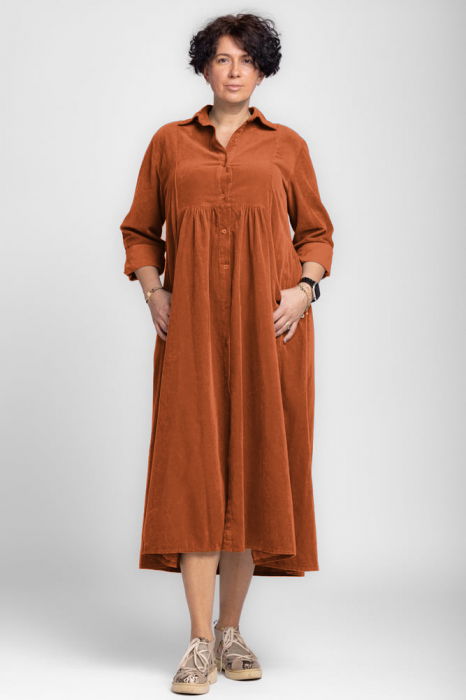 Rochie Camasa Catifea Shopika | Stil Elegant