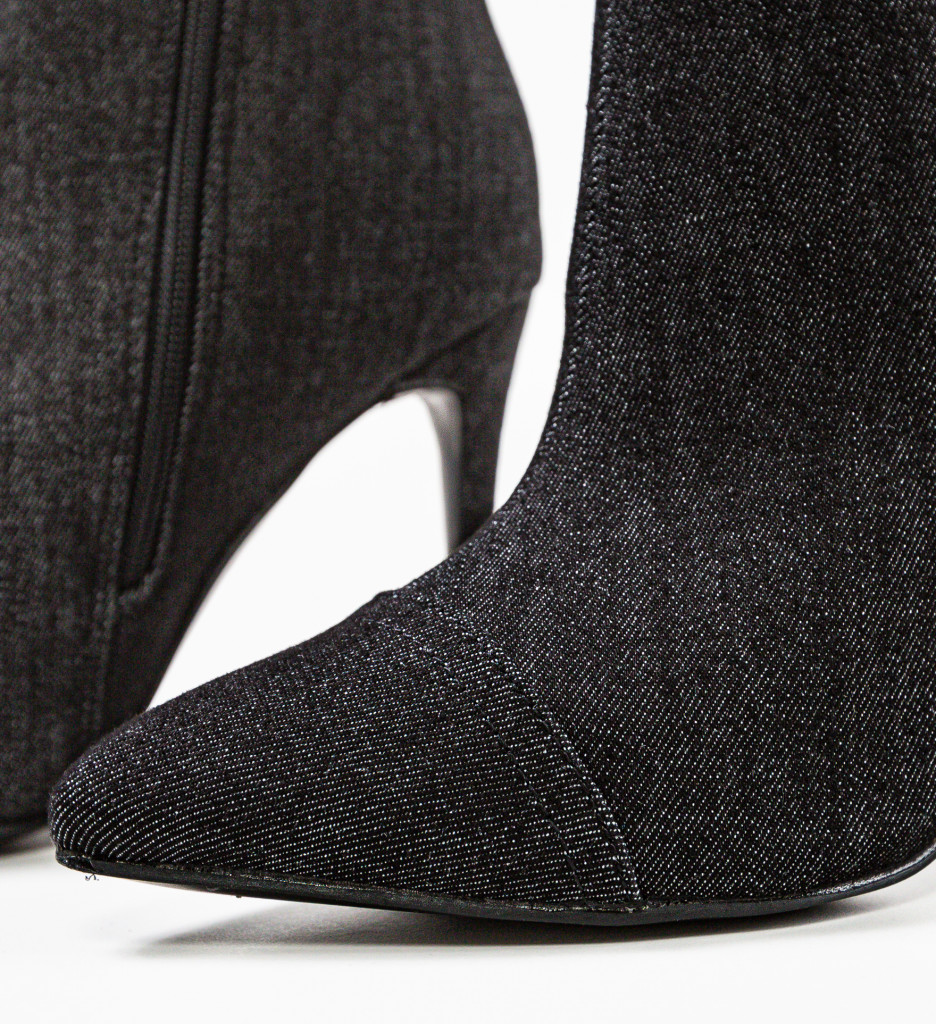 Botine Dama Nithya Negre | Design Modern - imagine 7