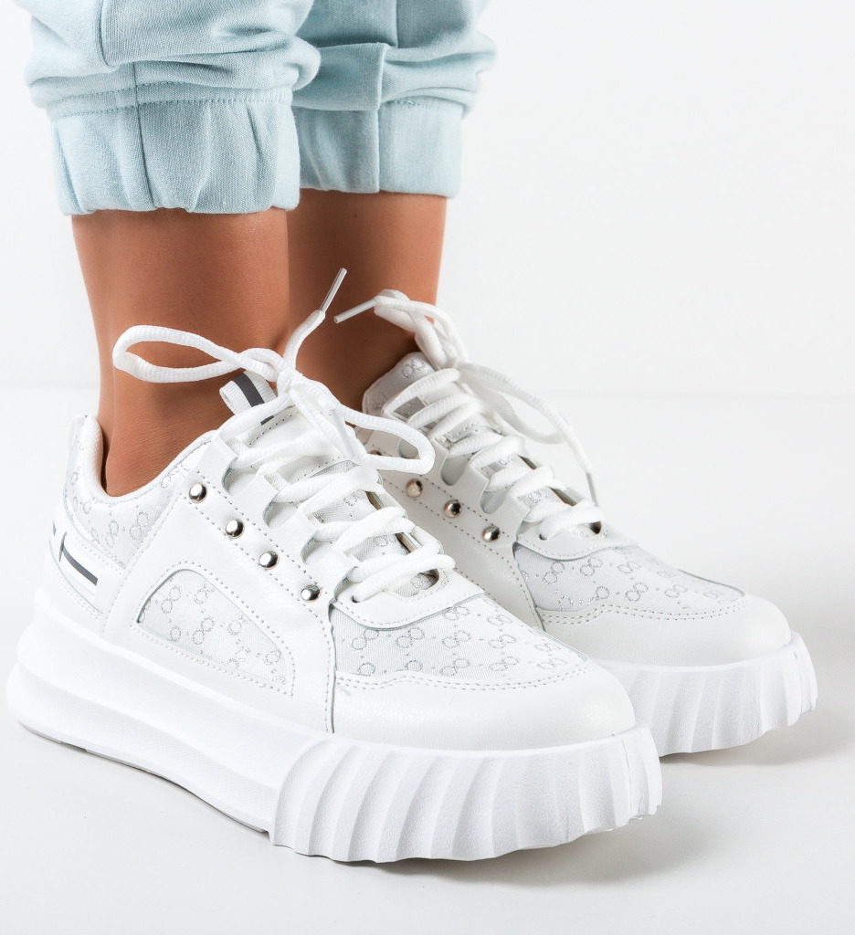 Sneakers Dama Aditya Albi 2 - Confort și Stil - imagine 4