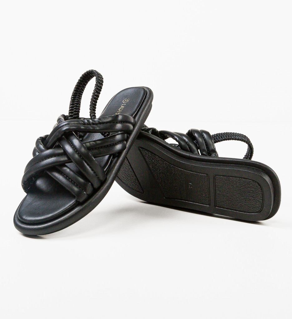 Sandale Dama Gatsby Negre | Eleganță și Stil - imagine 6