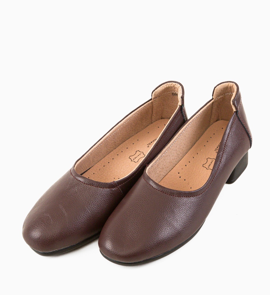 Pantofi Dama Myant Maro cu Toc Eleganți - imagine 7