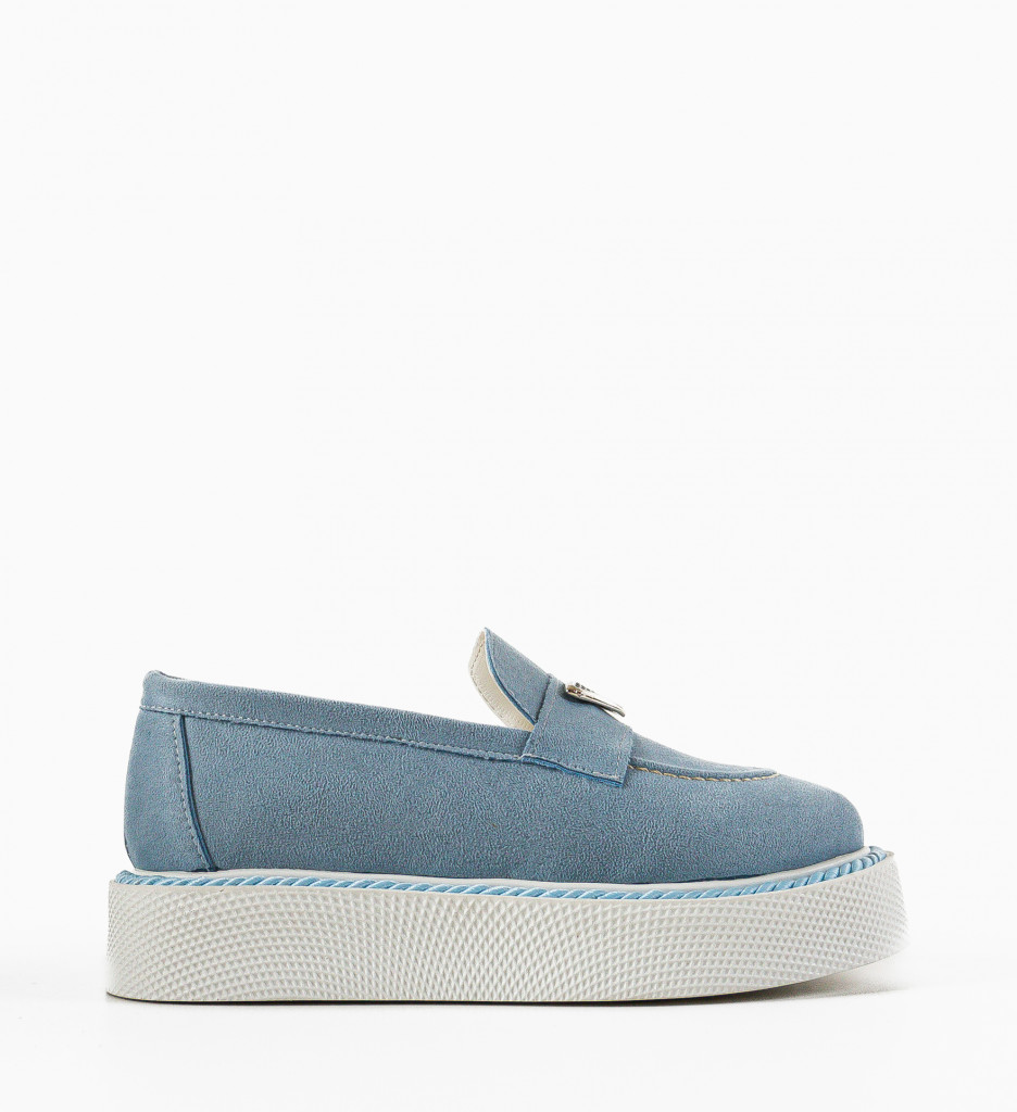 Pantofi Casual Krikri Albastri | Confort Zi de Zi - imagine 3